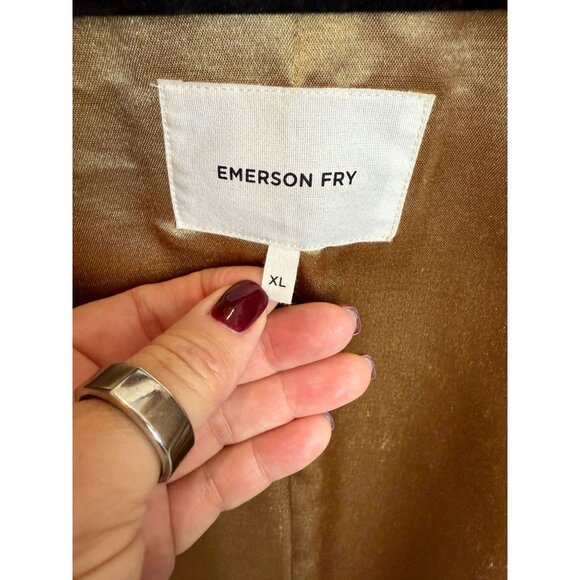 Emerson Frye Orchard Coat - Camel Wool Cashmere - Size XL - Picture 3 of 8